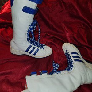 Missy Elliott Adidas high boots